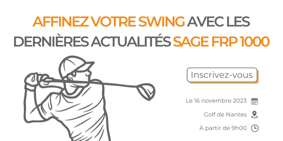 Visuel Event Sage FRP 1000 Golf de Nantes